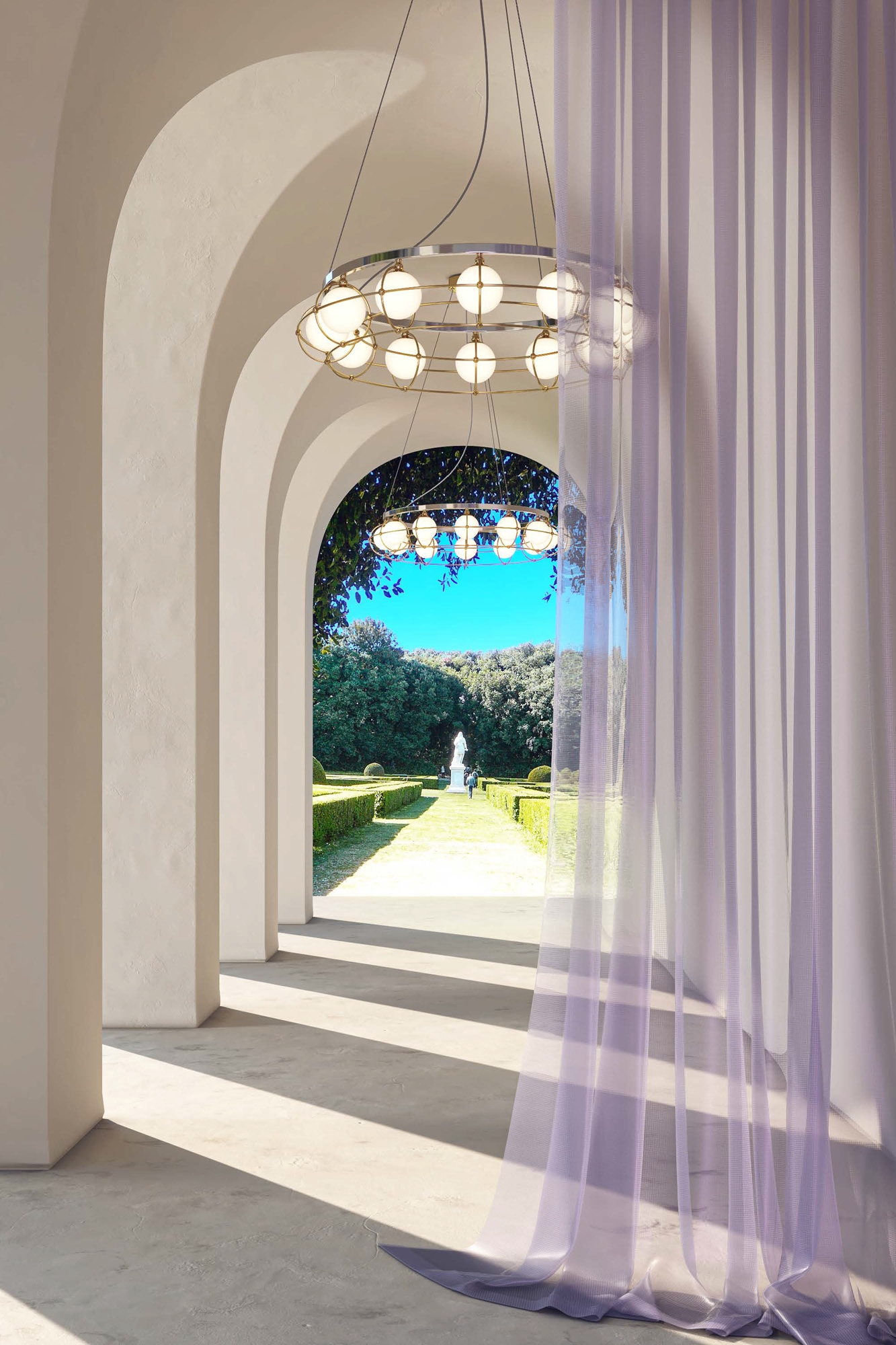 Подвесная люстра Maytoni Carcass MOD312PL-12GCH_MY