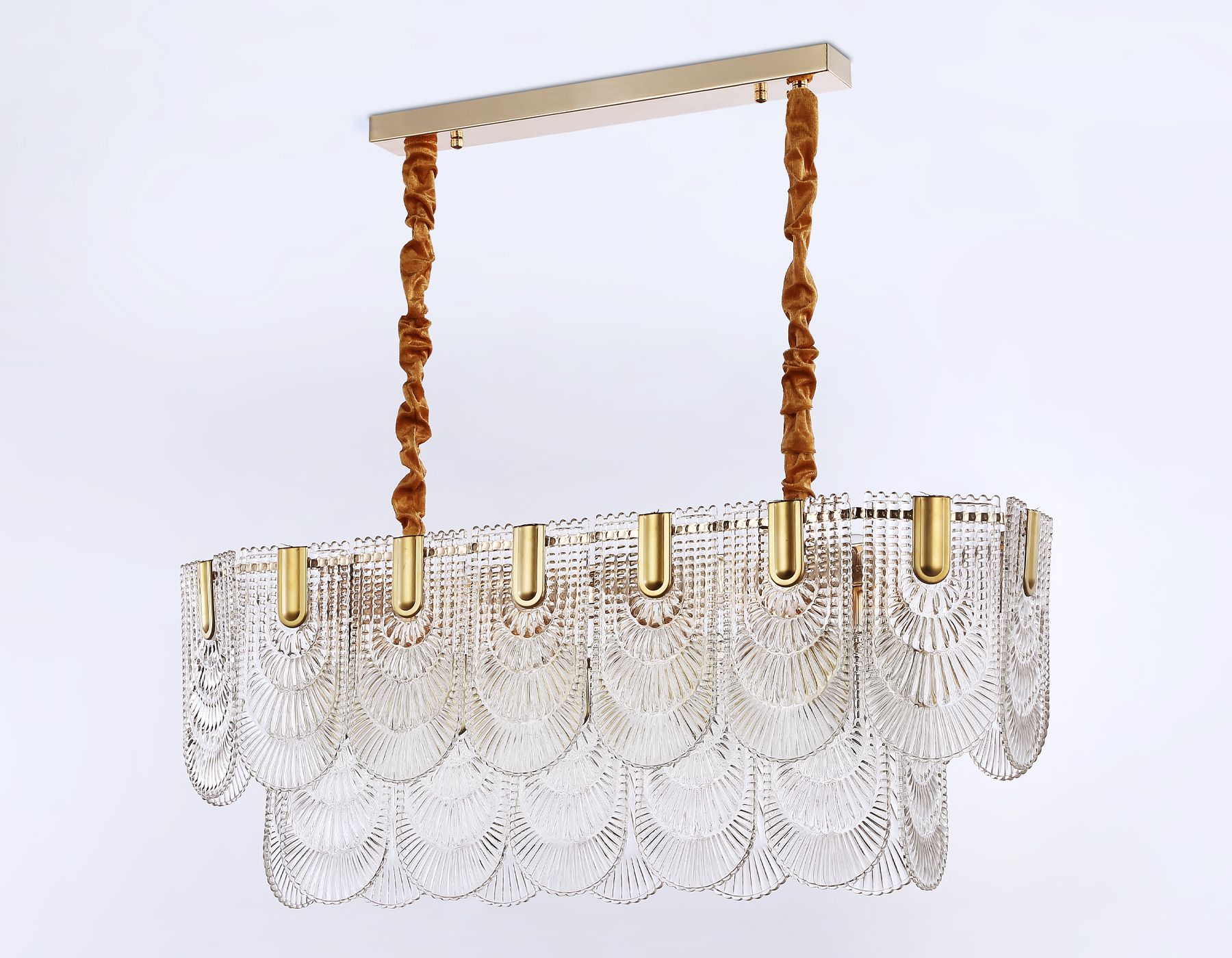 Подвесная люстра Ambrella light с хрусталем Traditional TR5389_AMB