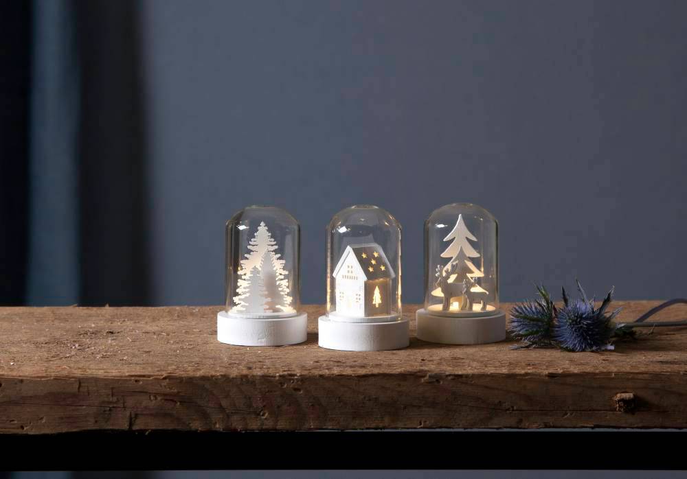 Светильник-статуэтка новогодний на батарейках Eglo KUPOL 410045