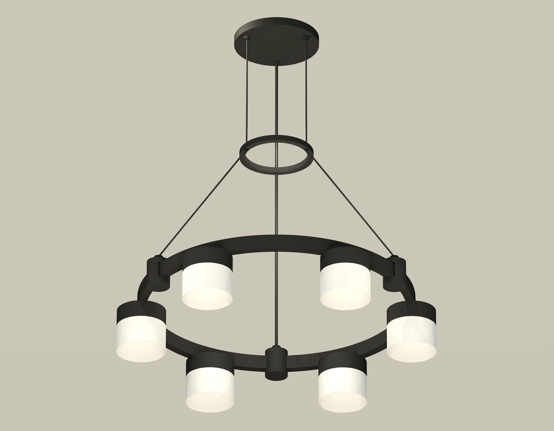 Подвесная люстра Ambrella light с акрилом Techno Ring Traditional DIY XR92051204_AMB