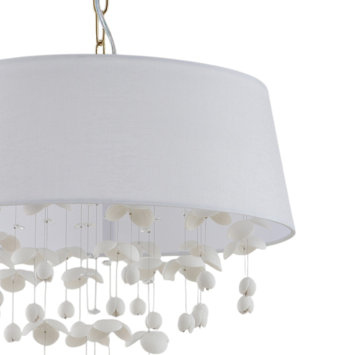 Подвесная люстра с керамическими подвесками (13029/6P White) Indigo V000558