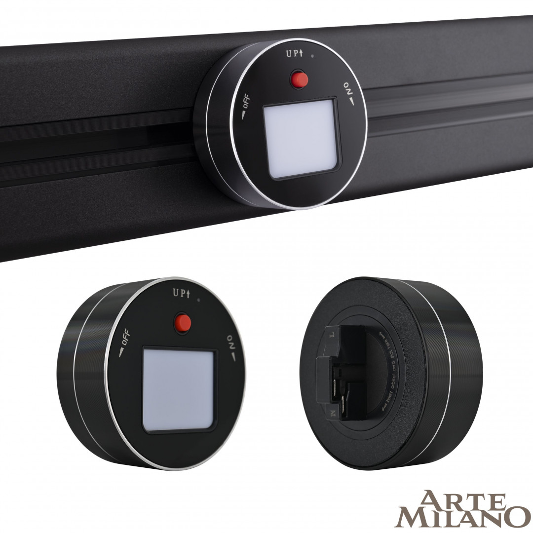 Трековый светильник Arte Milano track-sockets 380011TL/Light Black