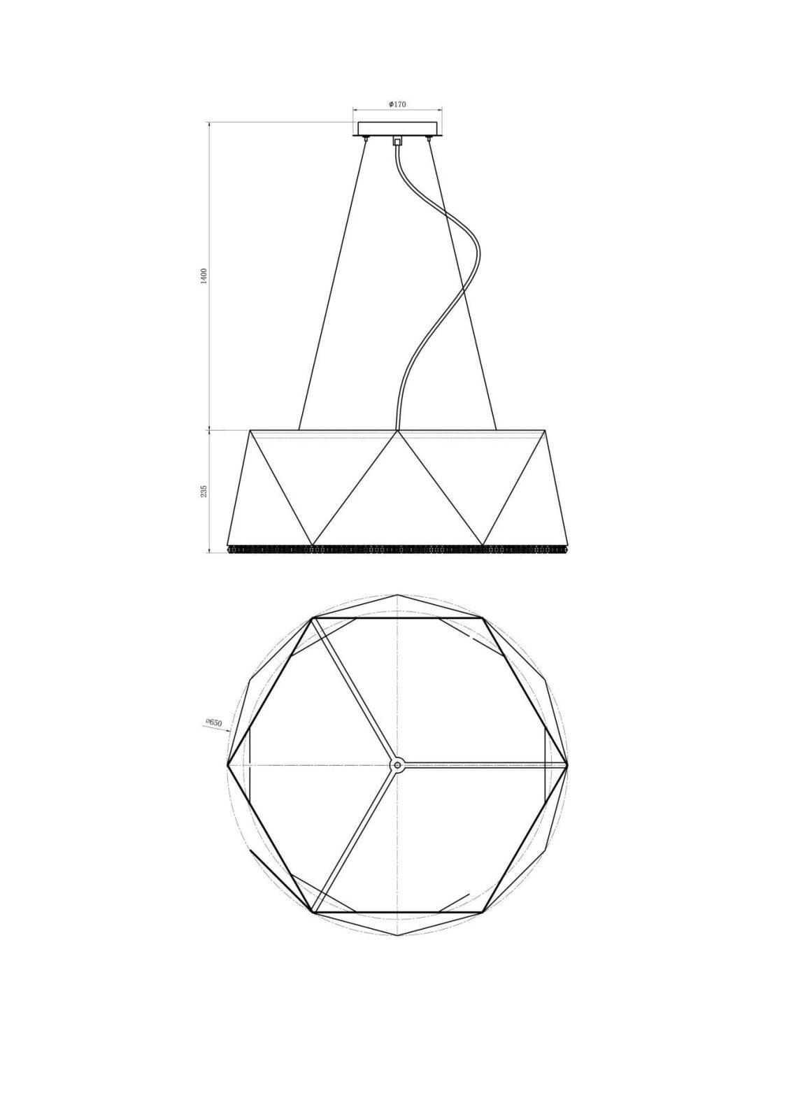 Подвесной светильник Lucia Tucci MOON MOON 4670.9 black