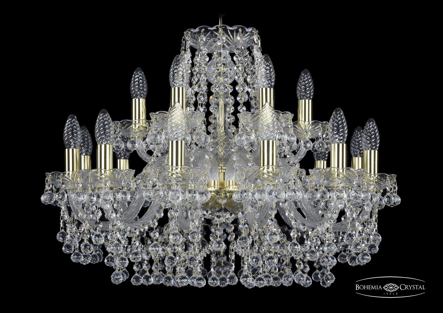 Хрустальная люстра Bohemia Ivele 1409/12+6/240 G_BI