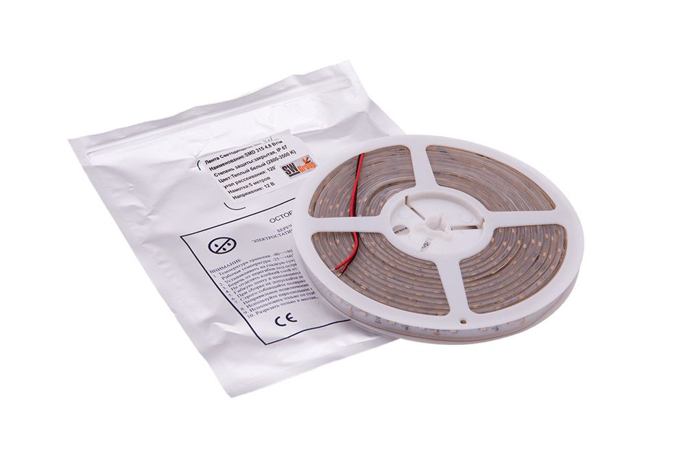 Лента светодиодная 1м. 4,8W 2700K - 3200K SWG315 SWG31560-12-4.8-WW-67 00-00002202_SW