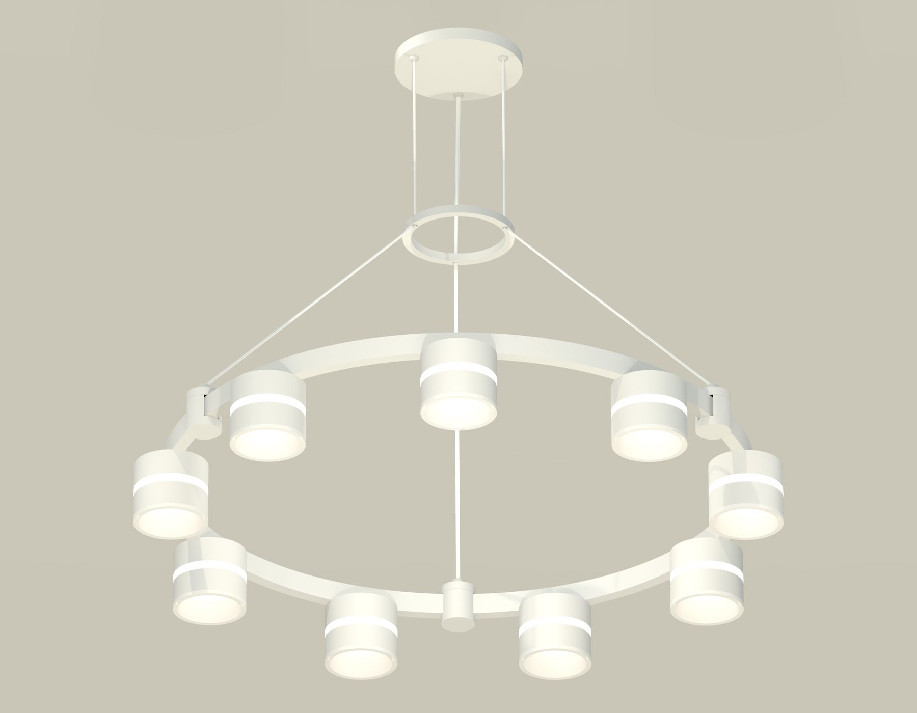 Подвесная люстра Ambrella light с акрилом Techno Ring Traditional DIY XR92031902_AMB