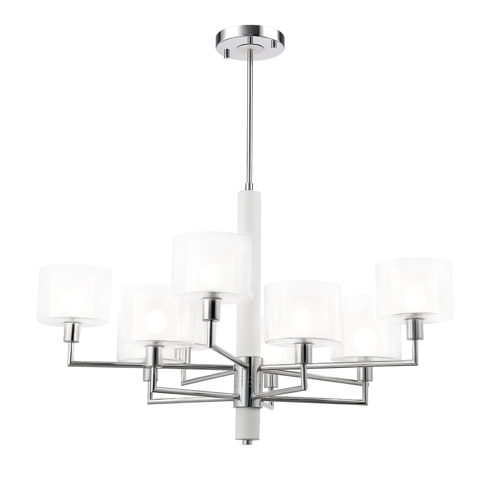 Подвесная люстра Crystallux MAESTRO MAESTRO SP-PL5+5 CHROME_CR