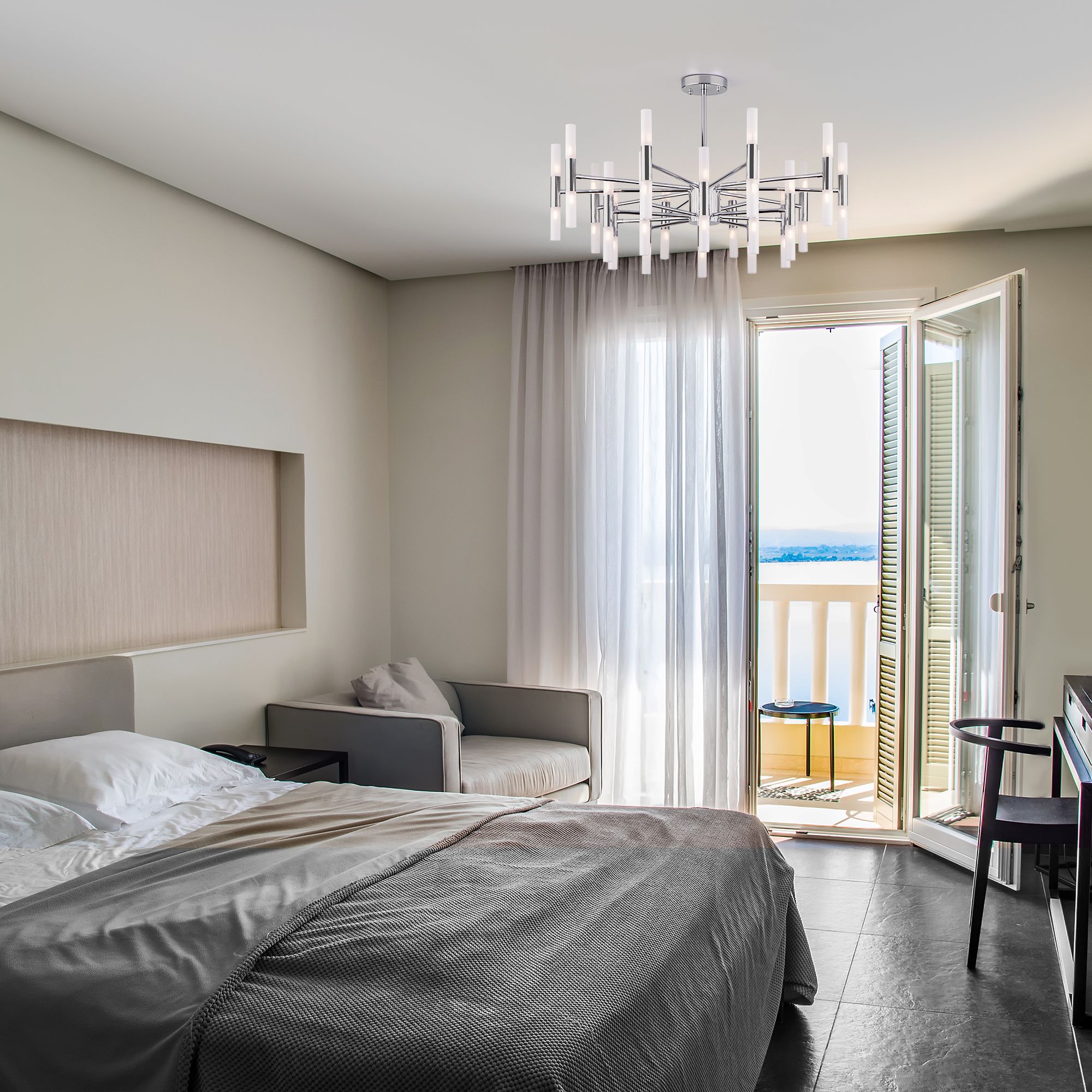 Потолочная люстра Bogates с управлением по Wi-Fi Bastone a053999_EU