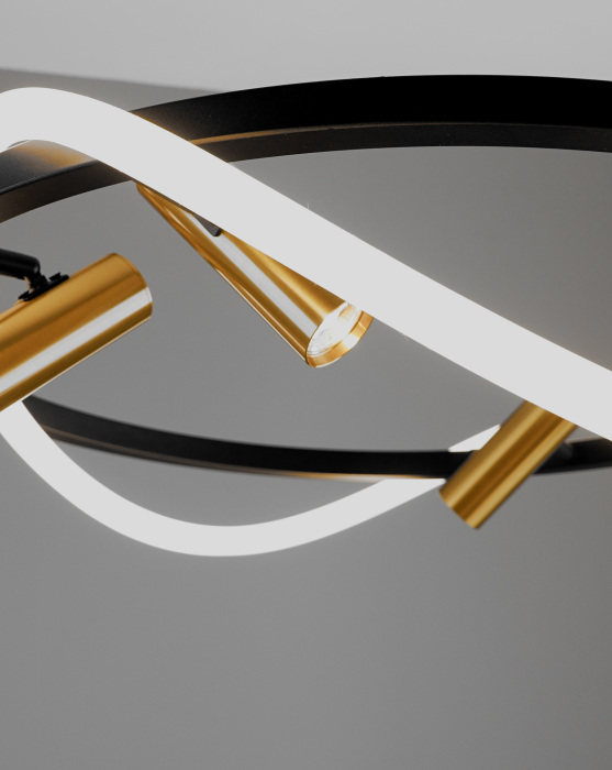 Подвесной светильник светодиодный с гибким неоном Moderli V10690-PL_MD