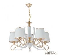 Подвесная люстра Arte Milano Florentina 303857/5 Wh/Gd