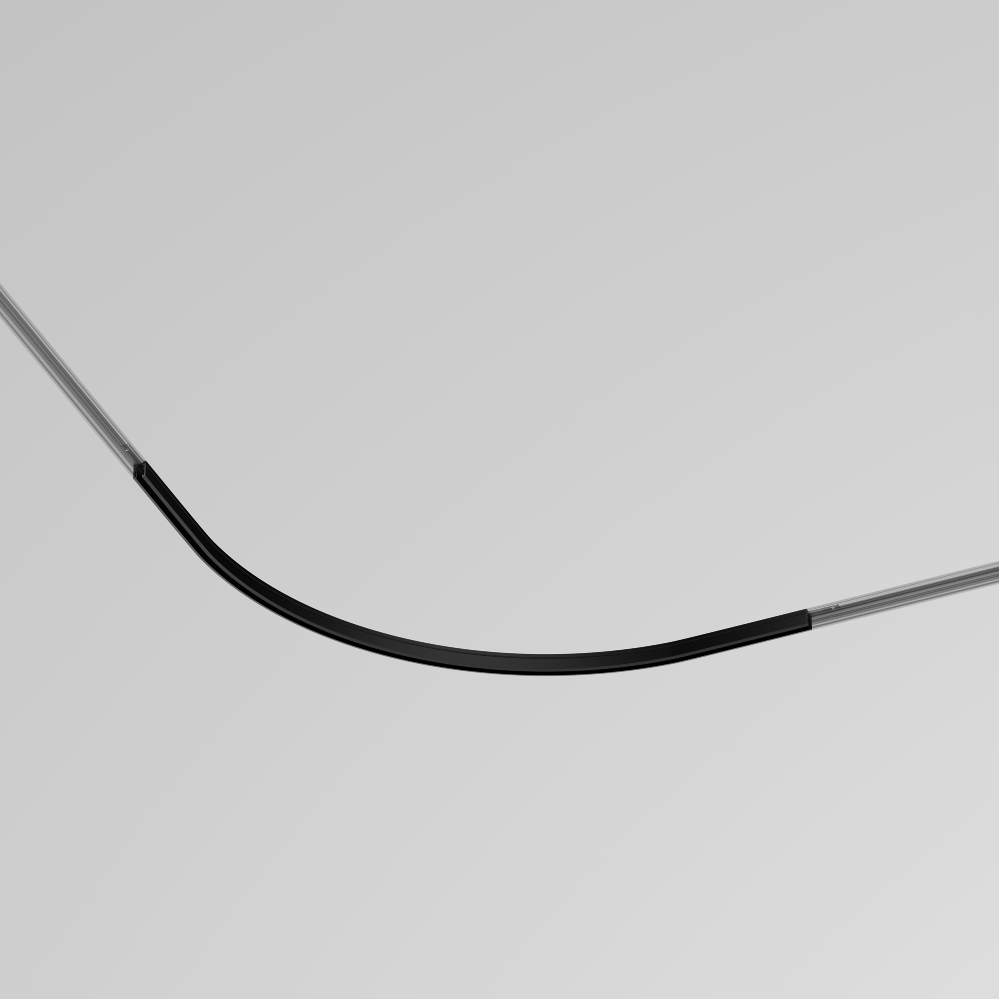 Коннектор радиусный R600 накладной Maytoni Levity TRA184-R600-11B_MY