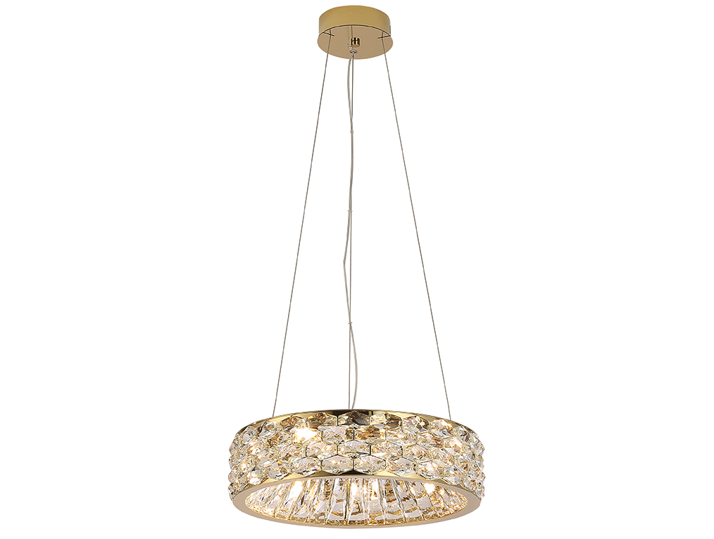 Подвесная люстра Newport TIFFANY 8532/40 C gold polished_NP