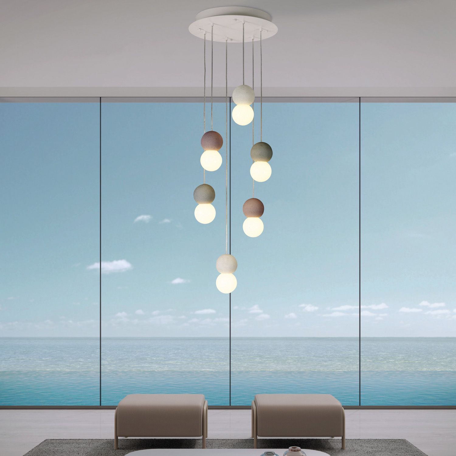 Подвесная люстра Mantra GALAXIA 7622_MN