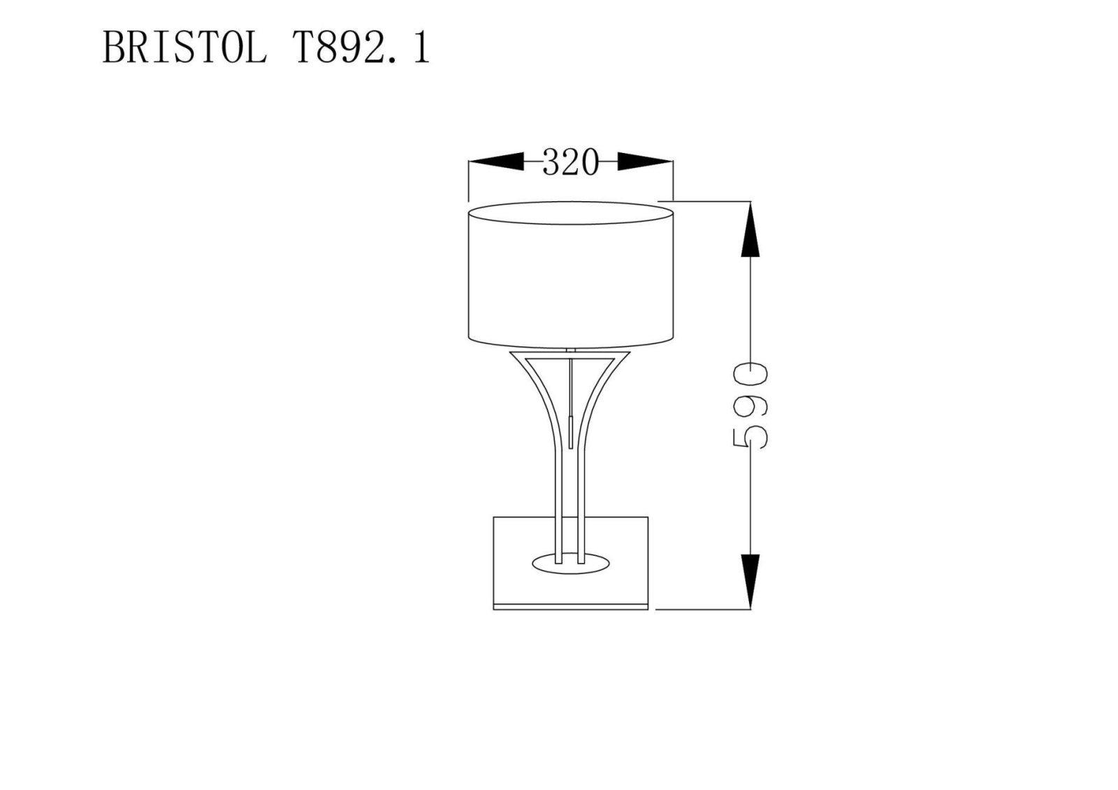 Настольная лампа Lucia Tucci BRISTOL BRISTOL T892.1