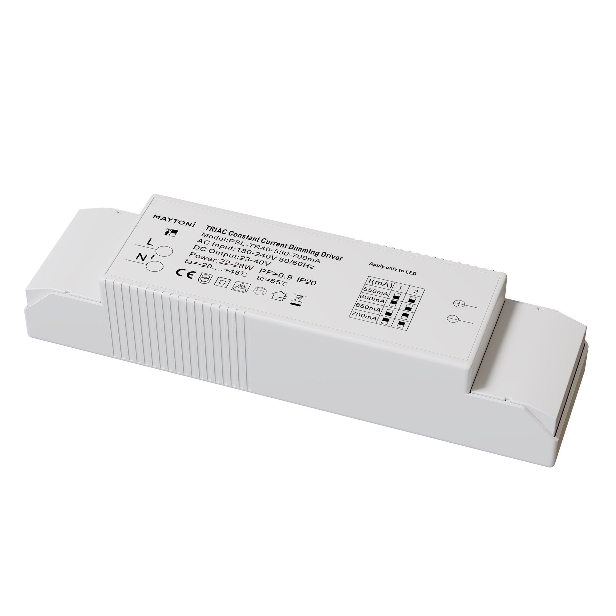 Источник питания 22-28W Maytoni Triac PSL-TR40-550-700mA_MY
