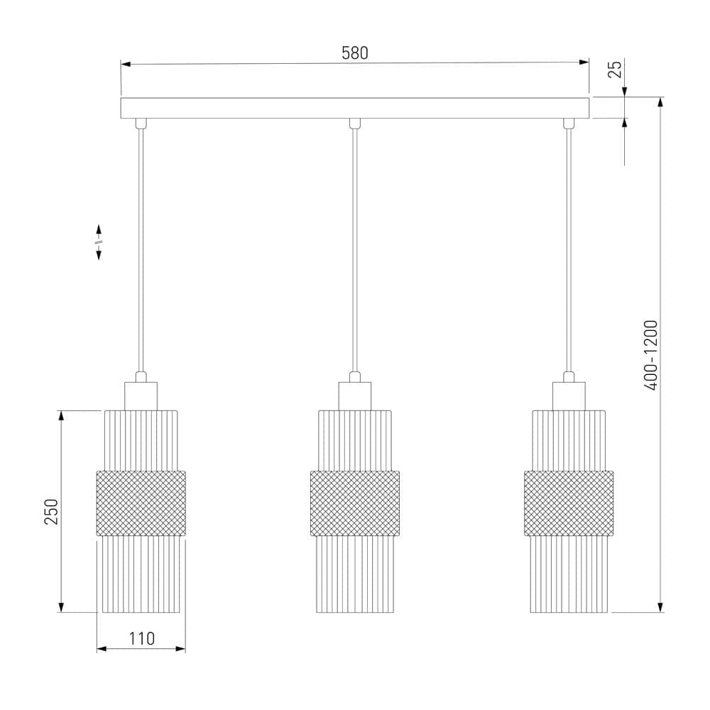 Подвесной светильник Eurosvet с плафонами Soho a055489_EU
