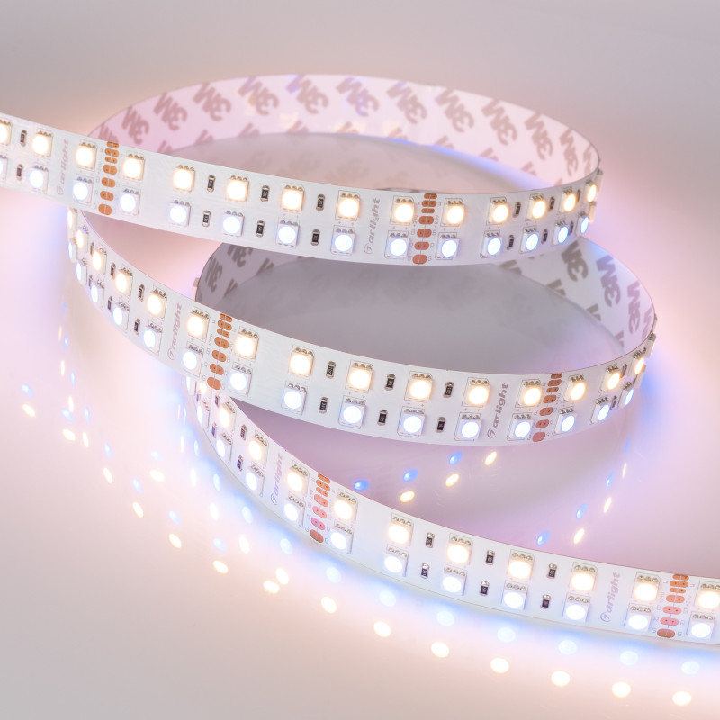 Светодиодная лента Arlight RT-B144-19mm 24V RGBW-Warm (32 W/m, IP20, 5m) (Открытый) 012327(3)_ARL